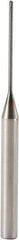 Seco - 1mm Diam, 1mm LOC, 2 Flute Solid Carbide Ball End Mill - MEGA-T Finish, Single End, 50mm OAL, 6mm Shank Diam, Spiral Flute - Eagle Tool & Supply