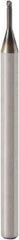 Seco - 1mm, 1 Flute, Single End, Solid Carbide, 0.1mm Corner Radius End Mill - 40mm OAL, 30° Helix, Right Hand Flute, 1mm LOC, Right Hand Cut, 4mm Extended Reach - Eagle Tool & Supply