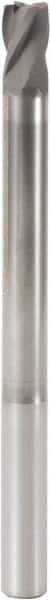 Seco - 10mm, 4 Flute, Single End, Solid Carbide, 0.5mm Corner Radius End Mill - 125mm OAL, 30° Helix, Right Hand Flute, 12mm LOC, Right Hand Cut, 80mm Extended Reach - Eagle Tool & Supply