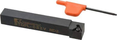 Kennametal - STGP, Left Hand Cut, 0° Lead Angle, 1/2" Shank Height x 1/2" Shank Width, Positive Rake Indexable Turning Toolholder - 3-1/2" OAL, TP..21.5. Insert Compatibility, Series Screw-On - Eagle Tool & Supply