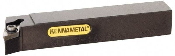 Kennametal - SDHC, Right Hand Cut, 50° Lead Angle, 20mm Shank Height x 20mm Shank Width, Neutral Rake Indexable Turning Toolholder - 125mm OAL, DC..11T3.. Insert Compatibility, Series Screw-On - Eagle Tool & Supply