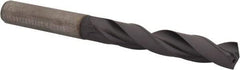 Kennametal - 9.7mm 140° Solid Carbide Jobber Drill - TiAlN Finish, Right Hand Cut, Spiral Flute, Straight Shank, 103mm OAL, Standard Point - Eagle Tool & Supply