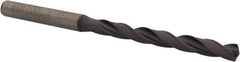 Kennametal - 5.2mm, 140° Point, Spiral Flute, Solid Carbide Taper Length Drill Bit - TiAlN Finish, 56mm Flute Length, 94mm OAL, Series B978A - Eagle Tool & Supply