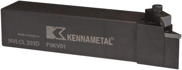 Kennametal - VP.., -5° Lead Angle NVLC External Left Hand Indexable Profiling Toolholder - 1-1/4" Shank Height x 1-1/4" Shank Width, 6" Long, Steel - Eagle Tool & Supply
