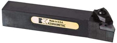 Kennametal - NP.., -5° Lead Angle NKLN External Left Hand Indexable Profiling Toolholder - 3/4" Shank Height x 3/4" Shank Width, 4-1/2" Long, Steel - Eagle Tool & Supply