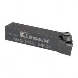 Kennametal - NP.., -5° Lead Angle NKLC External Left Hand Indexable Profiling Toolholder - 3/4" Shank Height x 3/4" Shank Width, 4" Long, Steel - Eagle Tool & Supply
