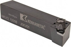 Kennametal - NP.., -5° Lead Angle NKLC External Left Hand Indexable Profiling Toolholder - 3/4" Shank Height x 3/4" Shank Width, 4-1/2" Long, Steel - Eagle Tool & Supply