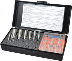 Precision Brand - 1/8 to 3/4 Inch Diameter Shim Punch and Die Set - 1/8, 3/16, 1/4, 5/16, 3/8, 7/16, 1/2, 5/8 and 3/4 Inch Diameter, 9 Piece - Eagle Tool & Supply