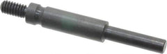 Made in USA - 1/4-20 Cross/Square Pad Mandrel - 3" Long x 1/4" Diam - Eagle Tool & Supply