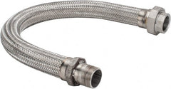 Made in USA - 36" OAL, 1-1/2" ID, 410 Max psi, Flexible Metal Hose Assembly - Eagle Tool & Supply