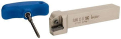 Iscar - SLAN, Right Hand Cut, 3/4" Shank Height x 3/4" Shank Width, Negative Rake Indexable Turning Toolholder - 4-1/2" OAL, LNMX 1506.. Insert Compatibility, Series Heliturn - Eagle Tool & Supply