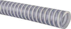 Made in USA - 3/4" Inside x 15/16" Outside Diam, PVC Liquid Suction & Discharge Hose - Clear, 100' Long, 28 Vacuum Rating, 105 psi Working Pressure - Eagle Tool & Supply