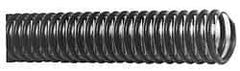 Made in USA - 2" ID, 18 Hg Vac Rating, PVC Vacuum & Duct Hose - 100' Long, Gray/Clear, 2" Bend Radius - Eagle Tool & Supply