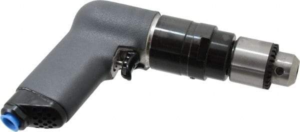 Ingersoll-Rand - 3/8" Keyed Chuck - Pistol Grip Handle, 3,200 RPM, 25 CFM, 0.75 hp, 90 psi - Eagle Tool & Supply