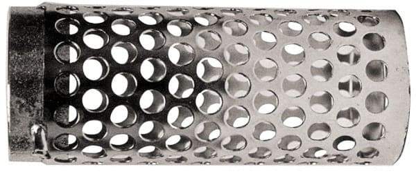 Dixon Valve & Coupling - 4" Hose, Round Hole-Long Body Strainer - Plated Steel - Eagle Tool & Supply
