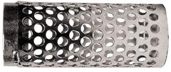 Dixon Valve & Coupling - 4" Hose, Round Hole-Long Body Strainer - Plated Steel - Eagle Tool & Supply