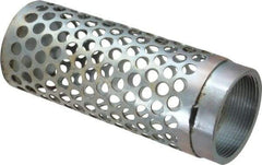 Dixon Valve & Coupling - 2" Hose, Round Hole-Long Body Strainer - Plated Steel - Eagle Tool & Supply