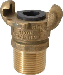 Dixon Valve & Coupling - 1" NPT, Universal Hose Coupling with Male NPT Ends - Brass - Eagle Tool & Supply