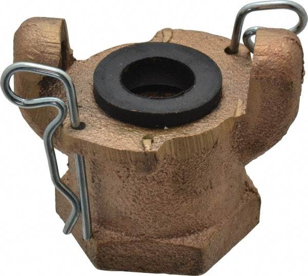 Dixon Valve & Coupling - 1" NPT, Universal Hose Coupling with Female NPT Ends - Brass - Eagle Tool & Supply