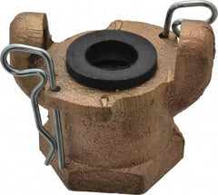 Dixon Valve & Coupling - 1" NPT, Universal Hose Coupling with Female NPT Ends - Brass - Eagle Tool & Supply