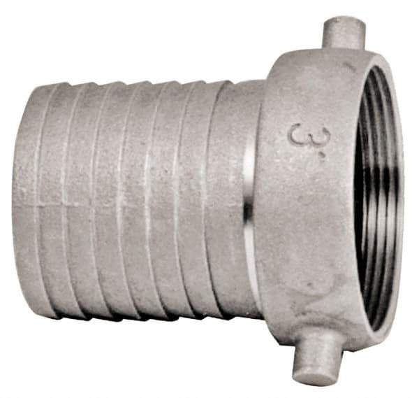 Dixon Valve & Coupling - 3" Aluminum/Brass Suction Female Coupling - Short Shank - Eagle Tool & Supply