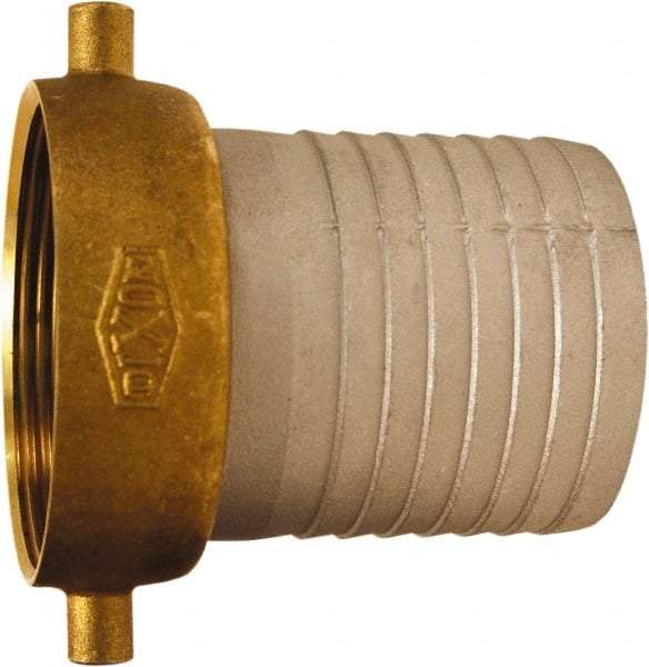Dixon Valve & Coupling - 4" Aluminum/Brass Suction Female Coupling - Short Shank - Eagle Tool & Supply