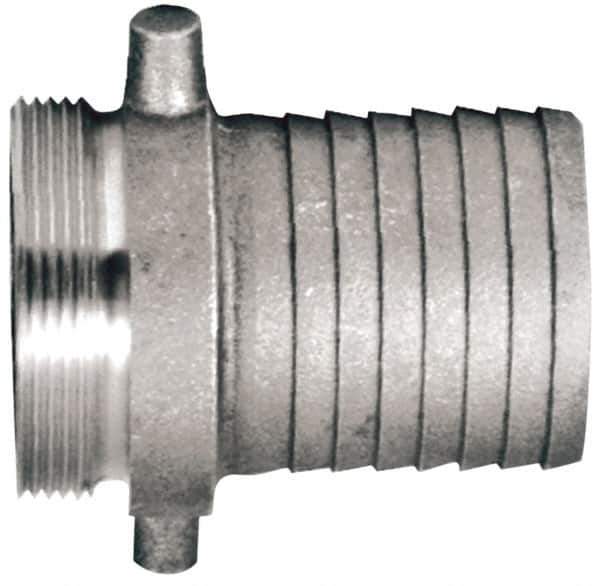 Dixon Valve & Coupling - 4" Aluminum/Brass Suction Male Coupling - Short Shank - Eagle Tool & Supply