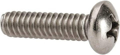 Value Collection - #10-24 UNC, 3/4" Length Under Head Phillips Drive Machine Screw - Pan Head, Grade 316 Stainless Steel, Uncoated, Without Washer - Eagle Tool & Supply