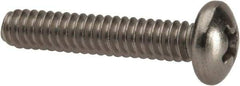 Value Collection - #10-24 UNC, 1" Length Under Head Phillips Drive Machine Screw - Pan Head, Grade 316 Stainless Steel, Uncoated, Without Washer - Eagle Tool & Supply