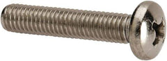 Value Collection - #10-32 UNF, 1" Length Under Head Phillips Drive Machine Screw - Pan Head, Grade 316 Stainless Steel, Uncoated, Without Washer - Eagle Tool & Supply