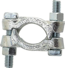 Dixon Valve & Coupling - 1-3/16 to 1-3/8" OD, Double Bolt Iron Clamp - Plated Malleable Iron - Eagle Tool & Supply