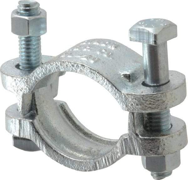 Dixon Valve & Coupling - 1-3/4 to 2-3/64" OD, Double Bolt Iron Clamp - Plated Malleable Iron - Eagle Tool & Supply