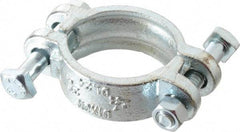 Dixon Valve & Coupling - 2-7/64 to 2-19/64" OD, Double Bolt Iron Clamp - Plated Malleable Iron - Eagle Tool & Supply