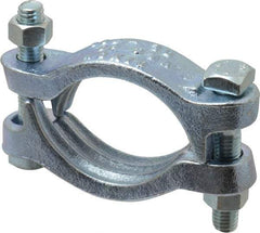 Dixon Valve & Coupling - 2-3/4 to 3-1/16" OD, Double Bolt Iron Clamp - Plated Malleable Iron - Eagle Tool & Supply