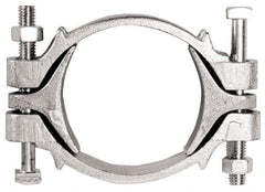 Dixon Valve & Coupling - 11-3/16 to 13" OD, Double Bolt Iron Clamp - Plated Malleable Iron - Eagle Tool & Supply