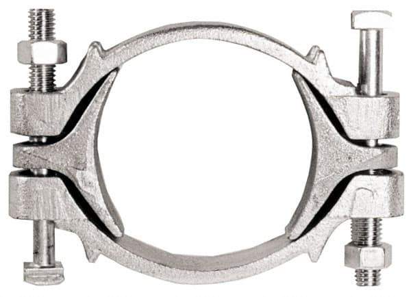 Dixon Valve & Coupling - 13-3/16 to 15" OD, Double Bolt Iron Clamp - Plated Malleable Iron - Eagle Tool & Supply