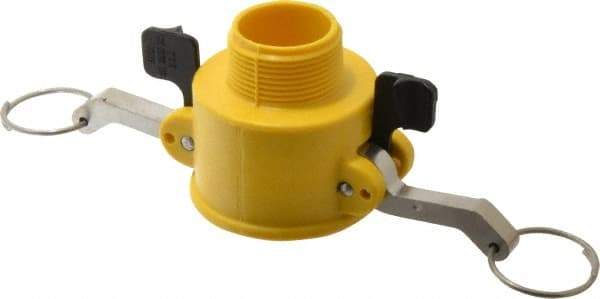 NewAge Industries - 1-1/4" Nylon Cam & Groove Suction & Discharge Hose Female Coupler Male NPT Thread - Part B, 1-1/4" Thread, 150 Max psi - Eagle Tool & Supply