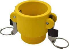 NewAge Industries - 2" Nylon Cam & Groove Suction & Discharge Hose Female Coupler Male NPT Thread - Part B, 2" Thread, 150 Max psi - Eagle Tool & Supply