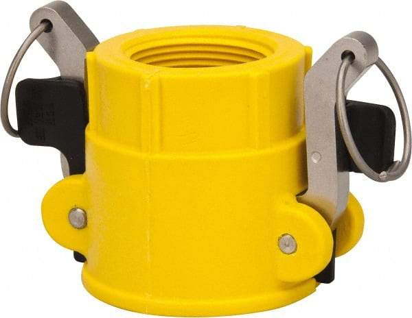 NewAge Industries - 1-1/2" Nylon Cam & Groove Suction & Discharge Hose Female Coupler Female NPT Thread - Part D, 1-1/2" Thread, 150 Max psi - Eagle Tool & Supply