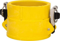 NewAge Industries - 4" Nylon Cam & Groove Suction & Discharge Hose Female Coupler Female NPT Thread - Part D, 4" Thread, 75 Max psi - Eagle Tool & Supply