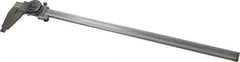 Fowler - 0" to 18" Range, 0.001" Graduation, 0.1" per Revolution, Dial Caliper - Black Face, 3.125" Jaw Length - Eagle Tool & Supply