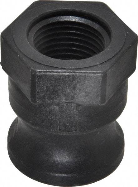 NewAge Industries - 1/2" Polypropylene Cam & Groove Suction & Discharge Hose Male Adapter Female NPT Thread - Part A, 1/2" Thread, 125 Max psi - Eagle Tool & Supply
