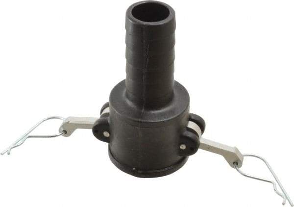 NewAge Industries - 1" Polypropylene Cam & Groove Suction & Discharge Hose Female Coupler Hose Shank - Part C, 125 Max psi - Eagle Tool & Supply