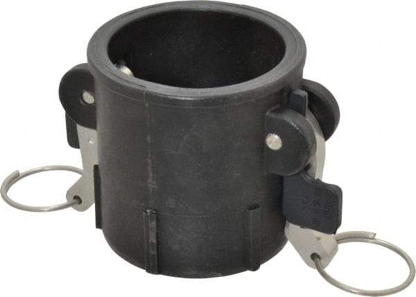 NewAge Industries - 2" Polypropylene Cam & Groove Suction & Discharge Hose Female Coupler Female NPT Thread - Part D, 2" Thread, 100 Max psi - Eagle Tool & Supply