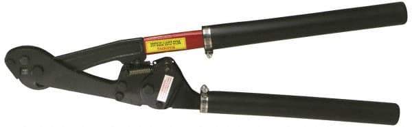 H.K. Porter - 28" OAL, 1/2" Capacity, Guy Strand Cutter - Angled Tip Head, Rubber Handle - Eagle Tool & Supply