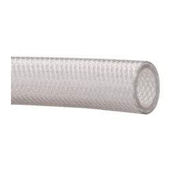 Made in USA - 1" ID x 1-3/8" OD, 3/16" Wall Thickness, Cut to Length (100' Standard Length) PVC Tube - Clear, 110 Max psi, 80 Shore A Hardness - Eagle Tool & Supply