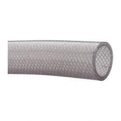 Made in USA - 1-1/2" ID x 1.929" OD, 0.215" Wall Thickness, Cut to Length (100' Standard Length) PVC Tube - Clear, 70 Max psi, 80 Shore A Hardness - Eagle Tool & Supply