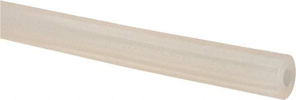 NewAge Industries - 1/8" ID x 5/16" OD, 3/32" Wall Thickness, Cut to Length (100' Standard Length) Silicone Tube - Natural, 25 Max psi, 50 Shore A Hardness - Eagle Tool & Supply