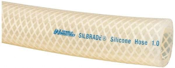 NewAge Industries - 1" ID x 1.36" OD, Cut to Length (50' Standard Length) Silicone Tube - Natural, 75 Max psi, 60 Shore A Hardness - Eagle Tool & Supply