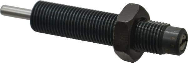 Parker - 9/16-18 Thread, 0.19 Rod Diam, 1/2 Stroke Length, Male Button Shock - 0.46 Shock Outside Diam, 3.59 OAL - Eagle Tool & Supply
